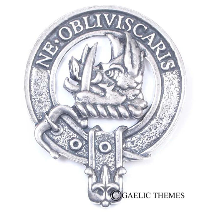 Scottish Clan Family Name Cap Badge Abercromby - Guthrie