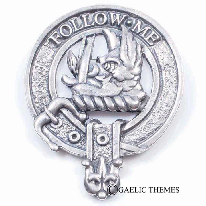 Scottish Clan Family Name Cap Badge Abercromby - Guthrie