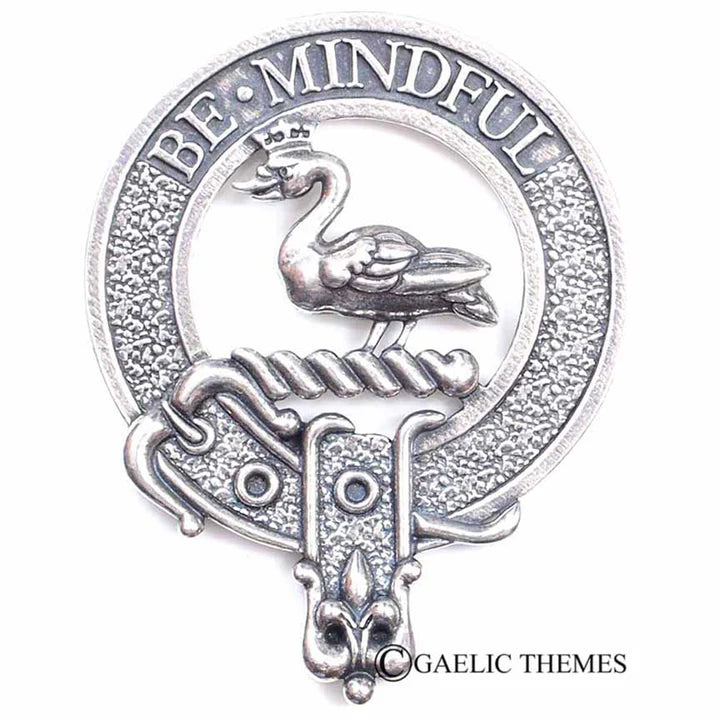 Scottish Clan Family Name Cap Badge Abercromby - Guthrie