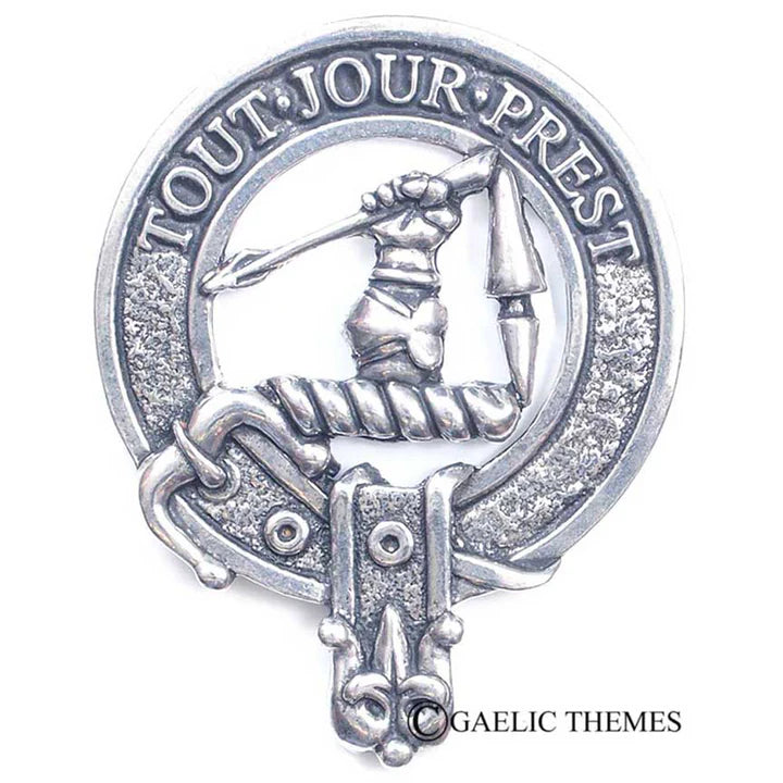 Scottish Clan Family Name Cap Badge Abercromby - Guthrie