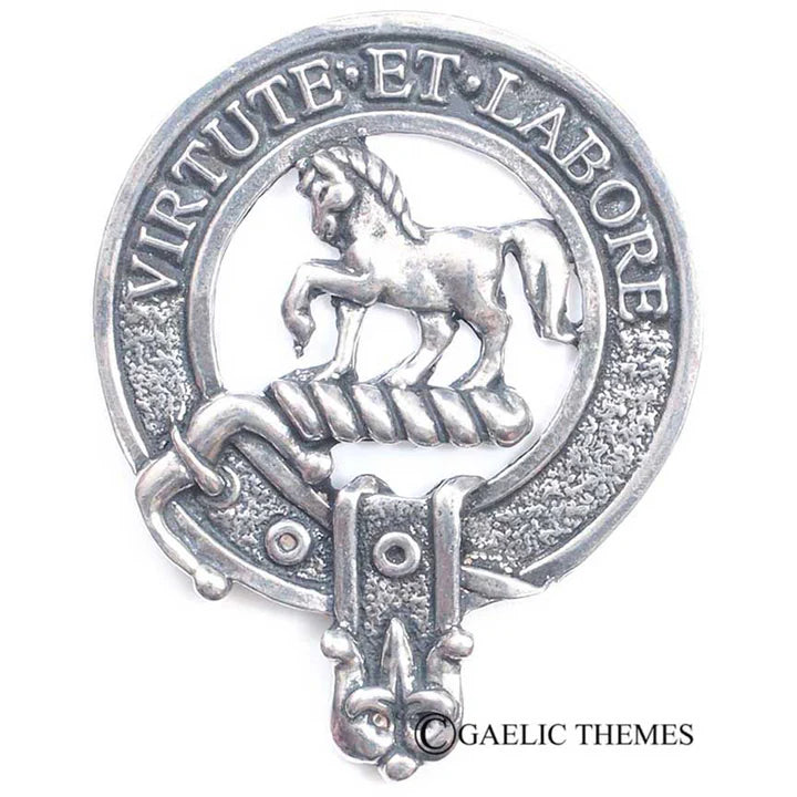 Scottish Clan Family Name Cap Badge Abercromby - Guthrie