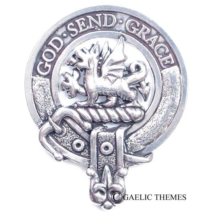 Scottish Clan Family Name Cap Badge Abercromby - Guthrie