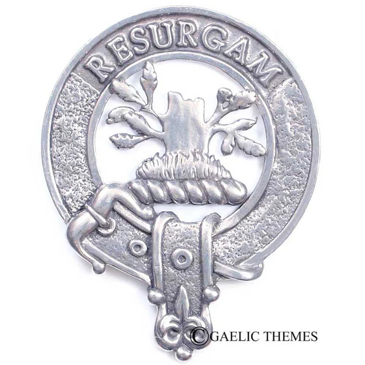 Scottish Clan Family Name Cap Badge Abercromby - Guthrie