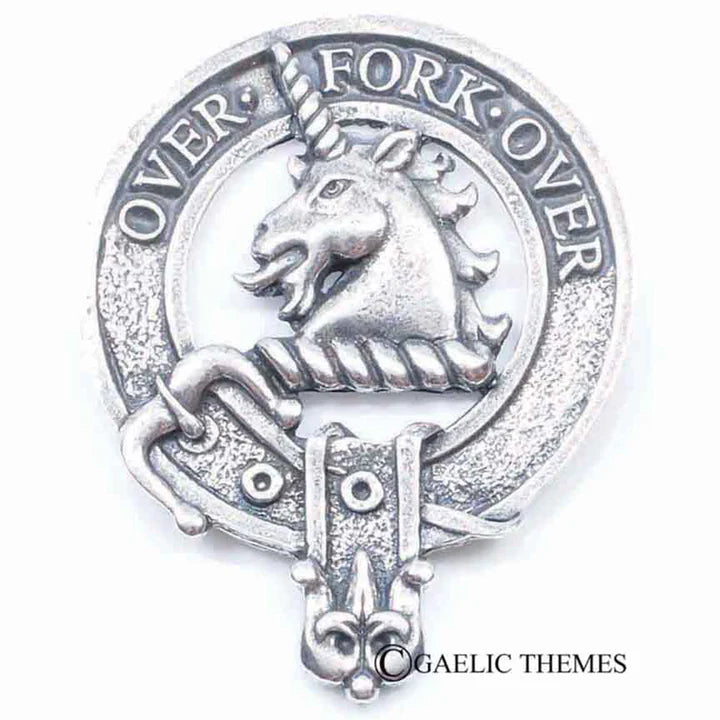 Scottish Clan Family Name Cap Badge Abercromby - Guthrie