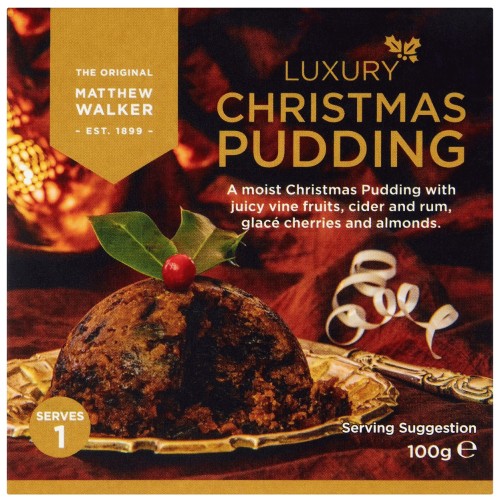Matthew Walker Luxury Christmas Pudding 100g