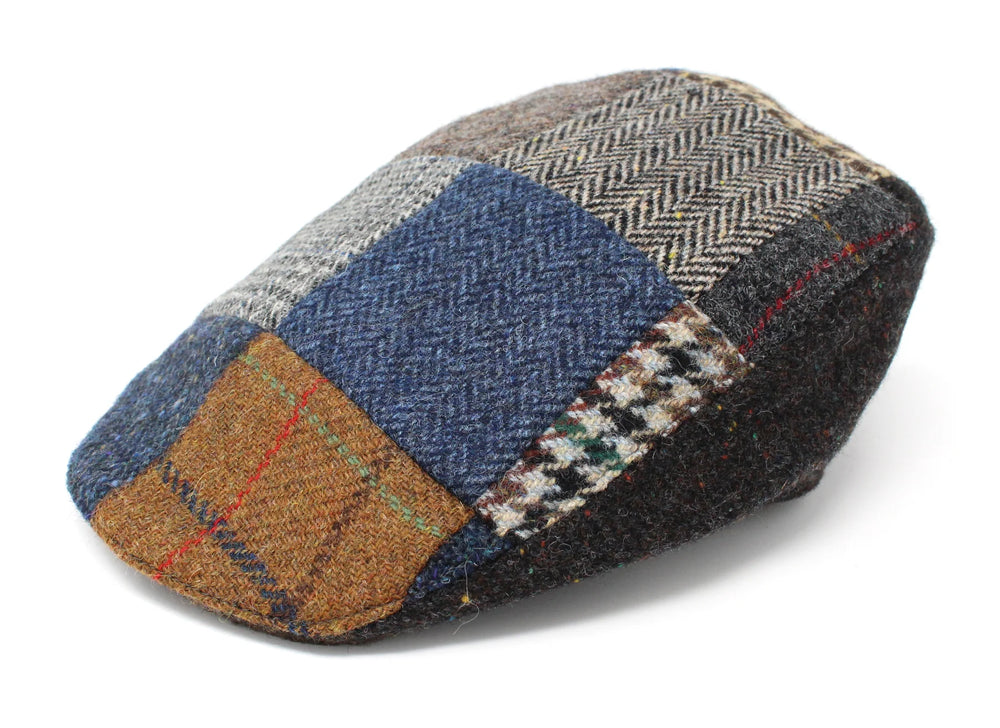 Patchwork Tweed Donegal Touring Cap