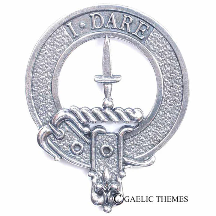 Scottish Clan Family Name Cap Badge Abercromby - Guthrie