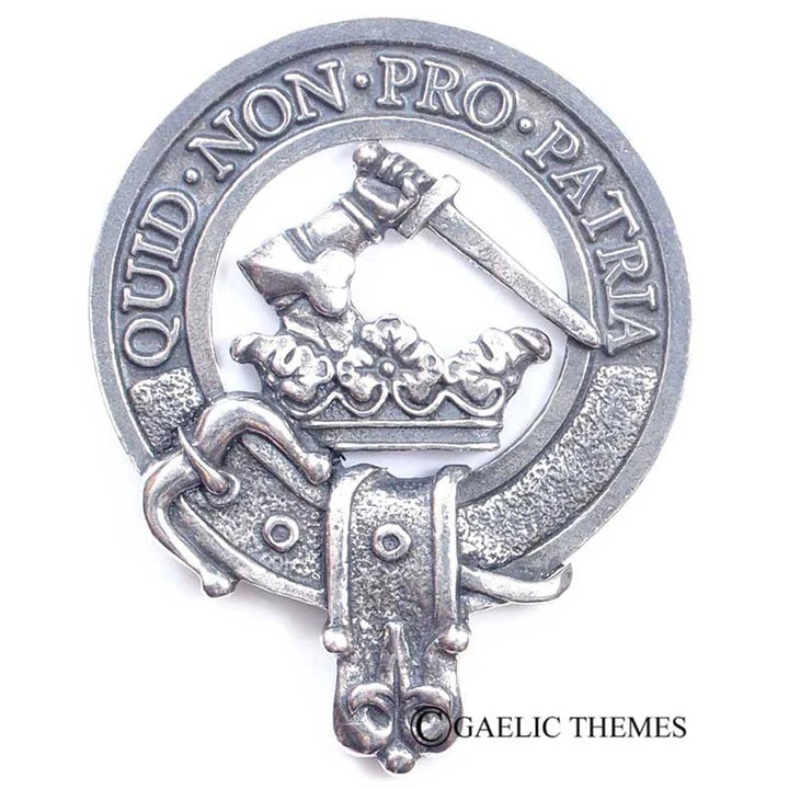 Scottish Clan Family Name Cap Badge Abercromby - Guthrie