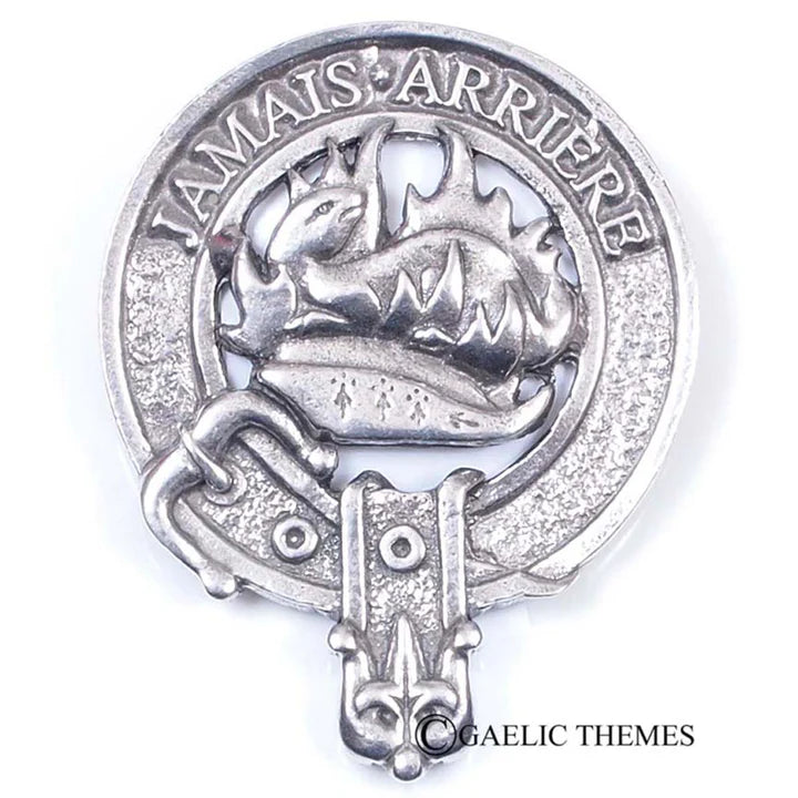 Scottish Clan Family Name Cap Badge Abercromby - Guthrie