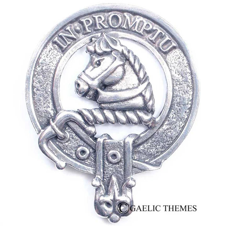 Scottish Clan Family Name Cap Badge Abercromby - Guthrie