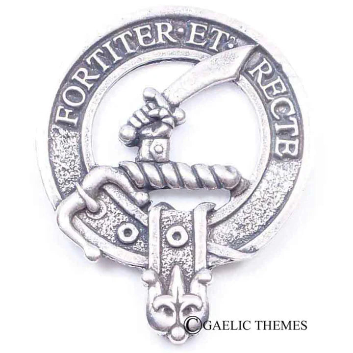 Scottish Clan Family Name Cap Badge Abercromby - Guthrie