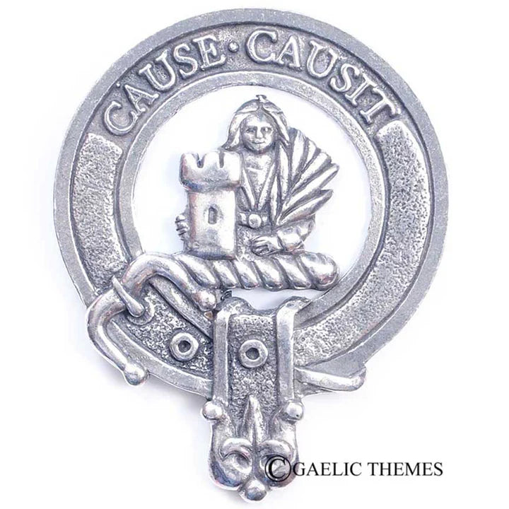 Scottish Clan Family Name Cap Badge Abercromby - Guthrie
