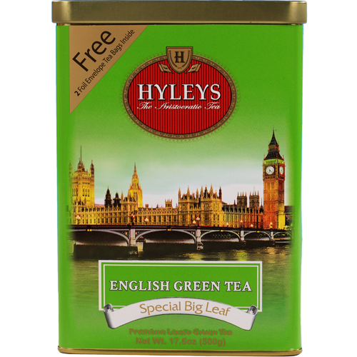 Hyleys English Green Tea Special Big Leaf Loose Tea