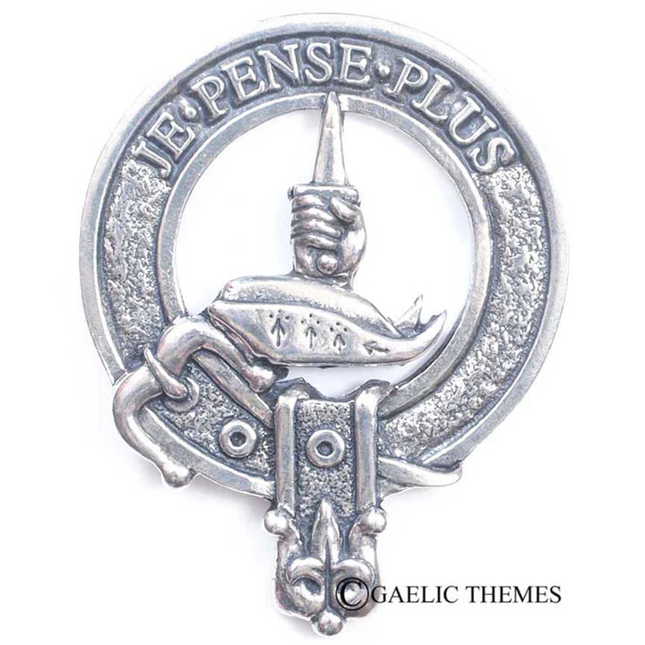 Scottish Clan Family Name Cap Badge Abercromby - Guthrie