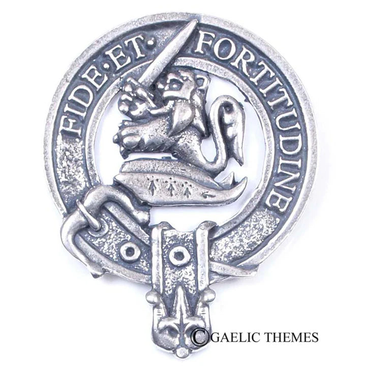 Scottish Clan Family Name Cap Badge Abercromby - Guthrie