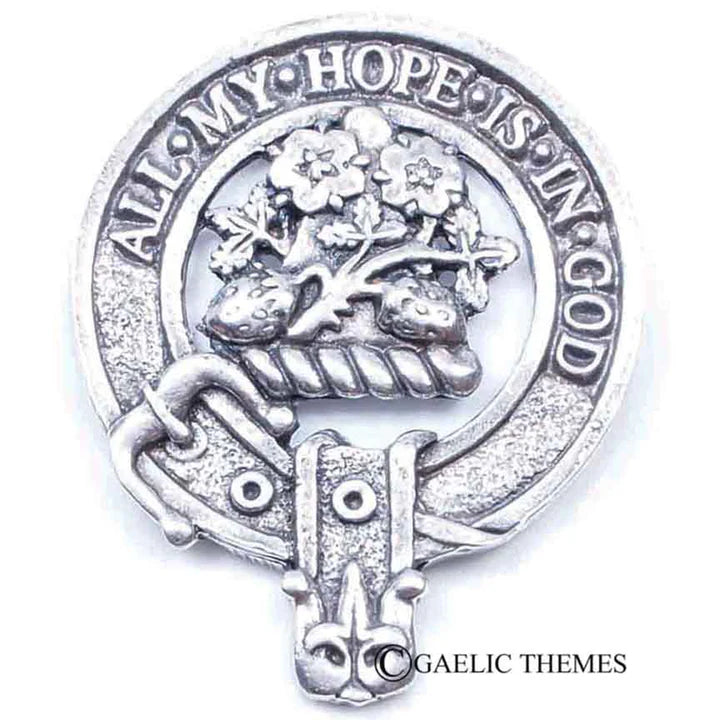 Scottish Clan Family Name Cap Badge Abercromby - Guthrie