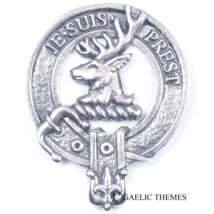 Scottish Clan Family Name Cap Badge Abercromby - Guthrie