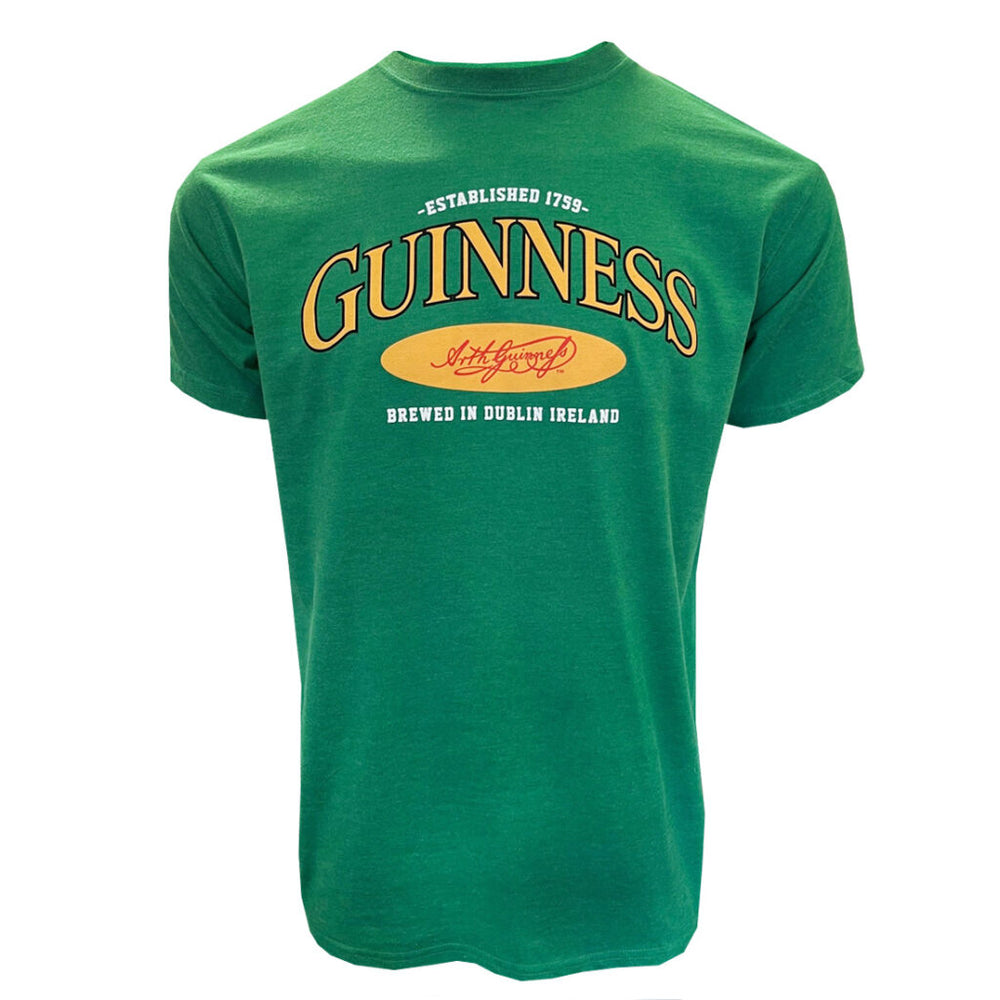 GUINNESS – GREEN MARLED ESTABLISHED 1759 T-SHIRT