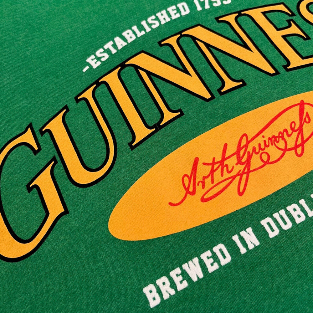 GUINNESS – GREEN MARLED ESTABLISHED 1759 T-SHIRT