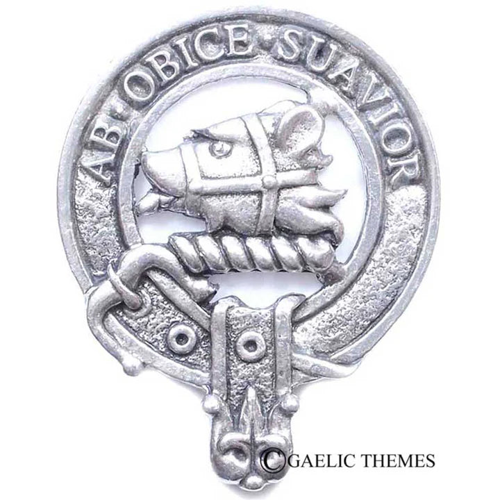 Scottish Clan Family Name Cap Badge Abercromby - Guthrie