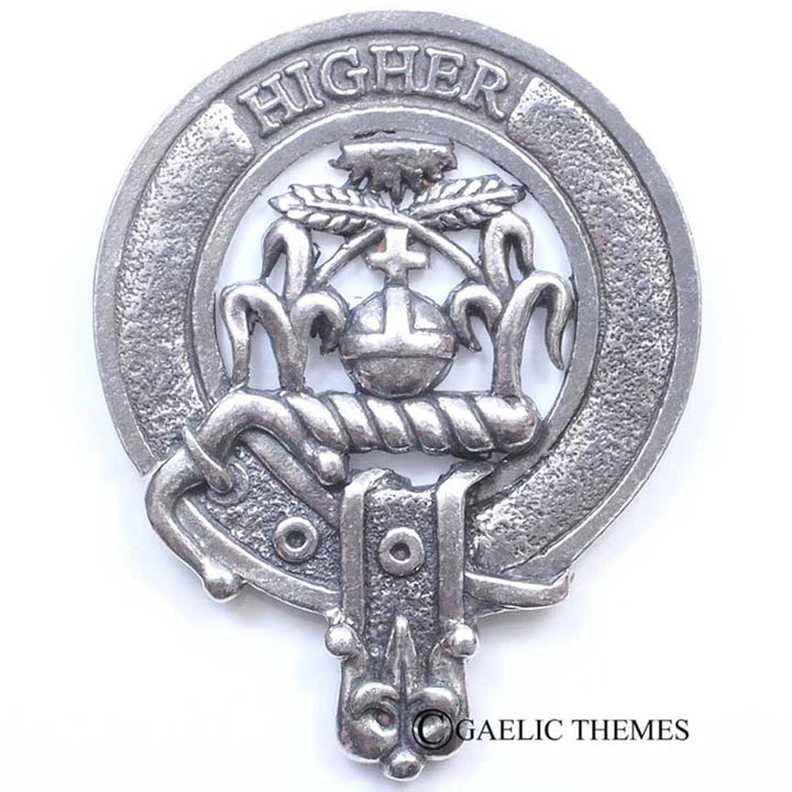 Scottish Clan Family Name Cap Badge Abercromby - Guthrie