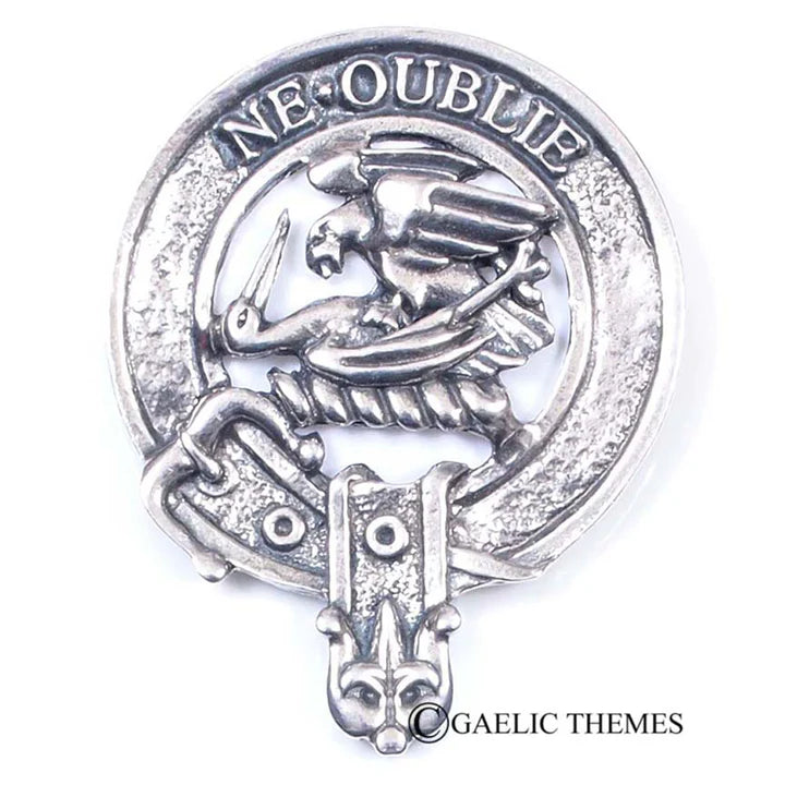 Scottish Clan Family Name Cap Badge Abercromby - Guthrie