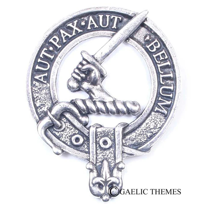Scottish Clan Family Name Cap Badge Abercromby - Guthrie