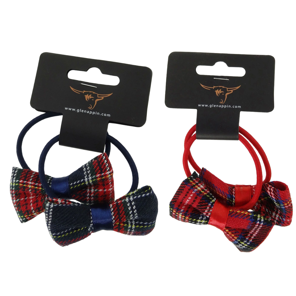 Tartan Bow Hair Elastic
