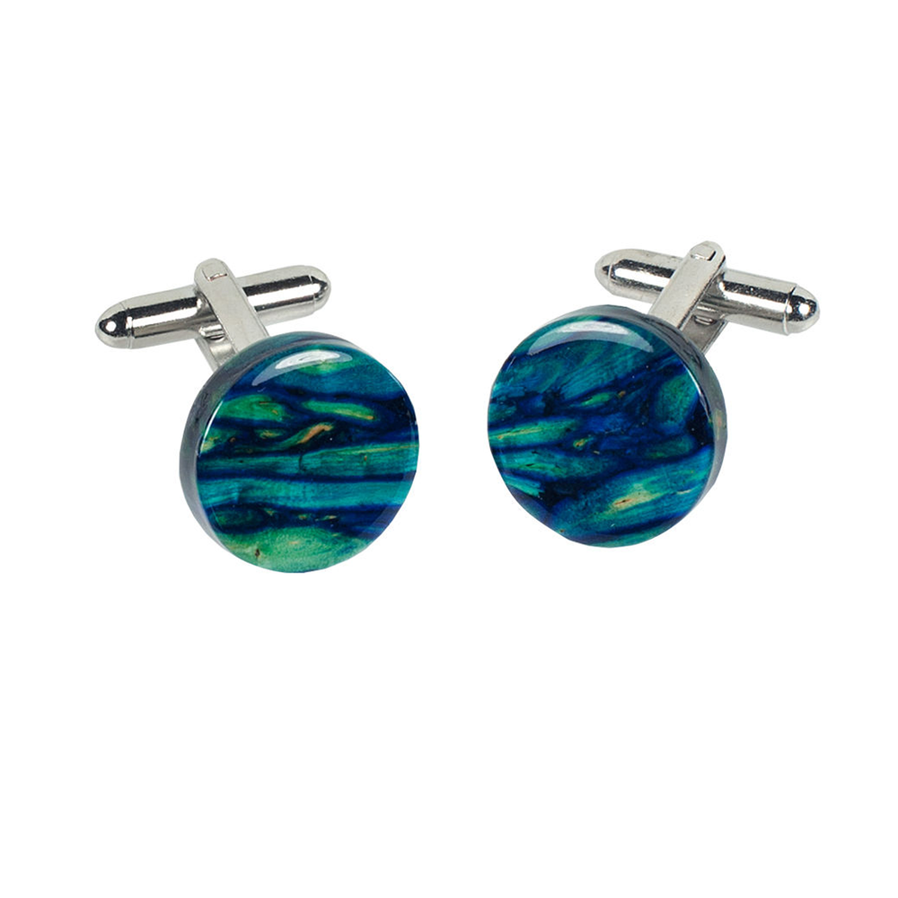 Heathergem Round Cufflinks