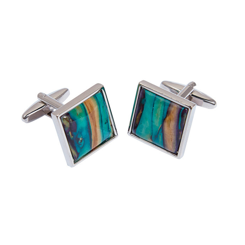 Heathergem Square Cufflinks