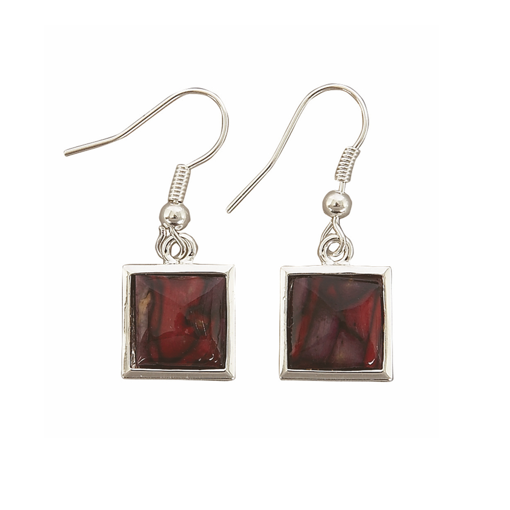 Heathergem Square Earrings