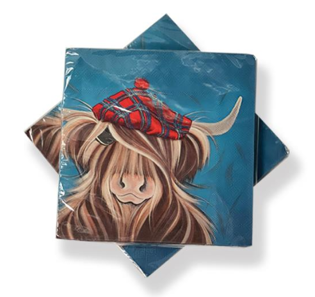 Hamish Cow Paper Napkins (20 pack)