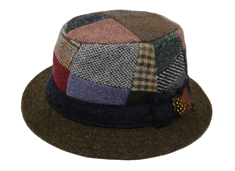 Patchwork Tweed Walking Hat