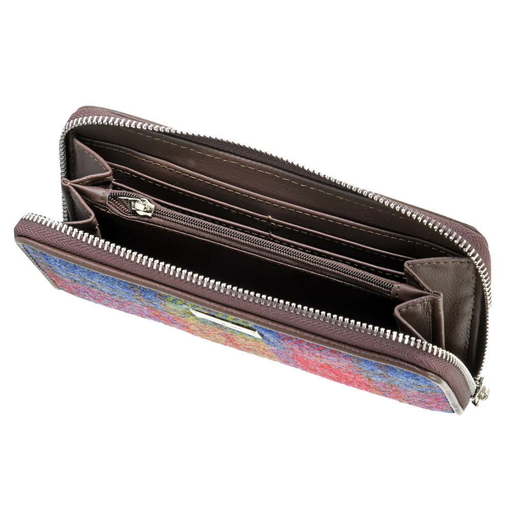 Harris Tweed 'Staffa' Long Zip Purse