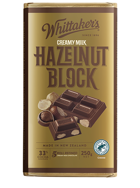 Whittaker's Creamy Milk Hazelnut 250g