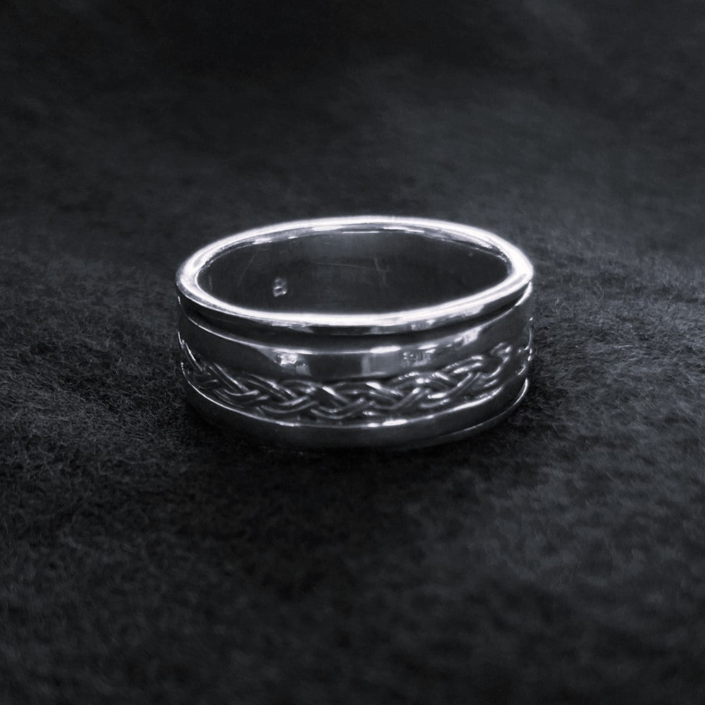 Celtic Weave Spinner Ring