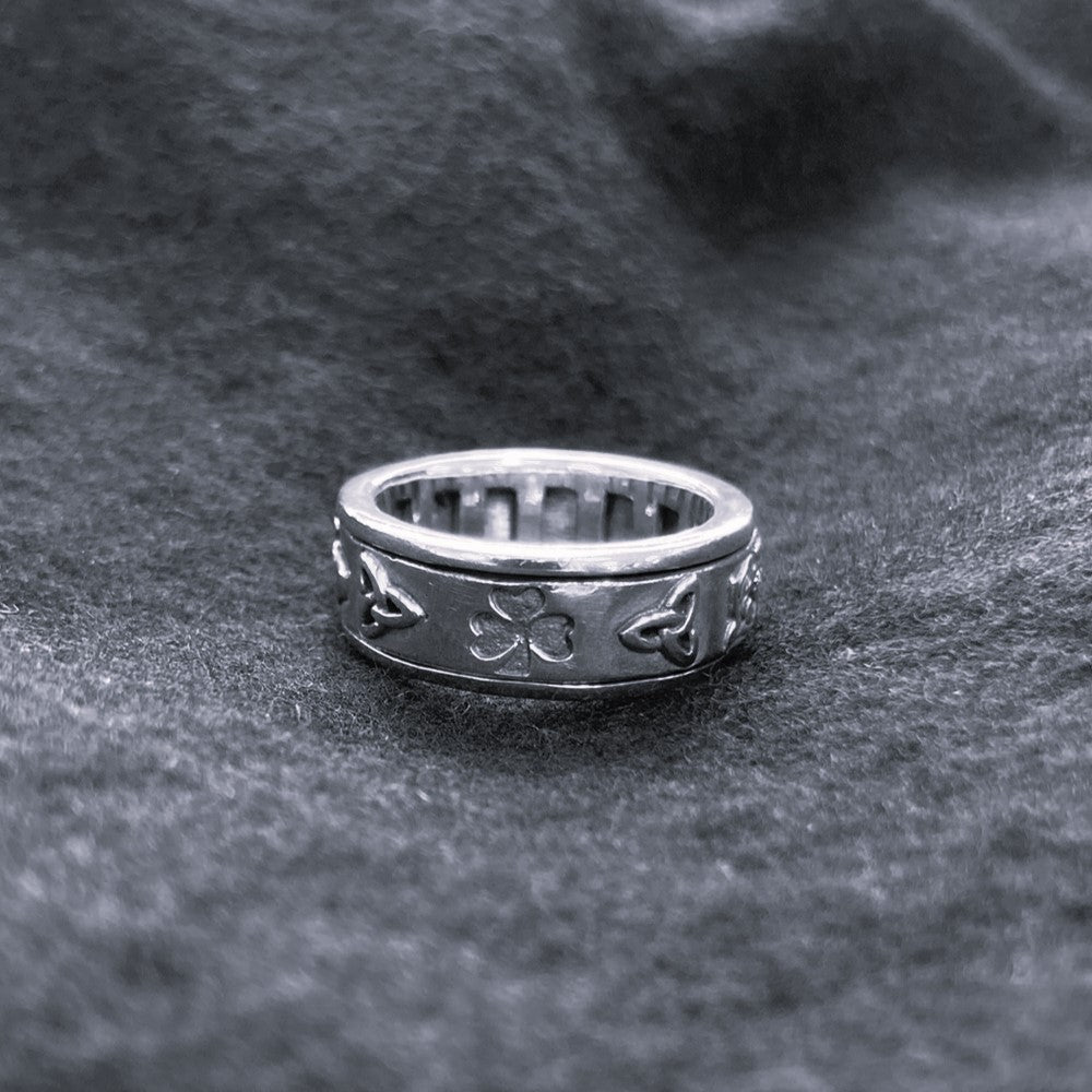 Celtic Symbol Spinner Ring