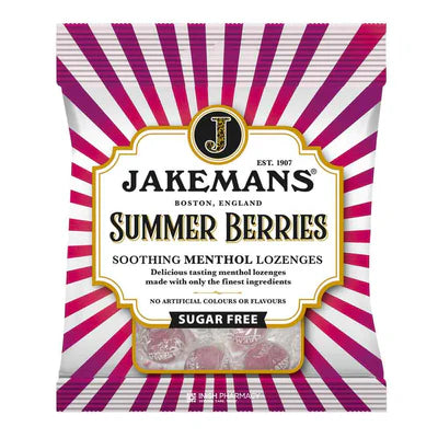 Jakemans Lozenge Sugar Free Summer Berries 73g