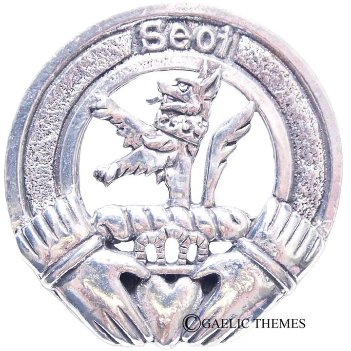 Irish Clan Family Name Cap Badge
