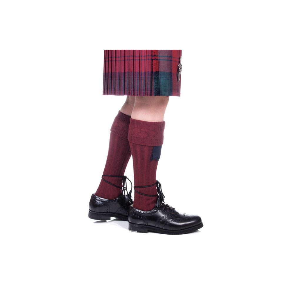 Gaelic Theme Plain Kilt Hose