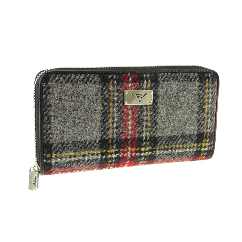Harris Tweed 'Staffa' Long Zip Purse