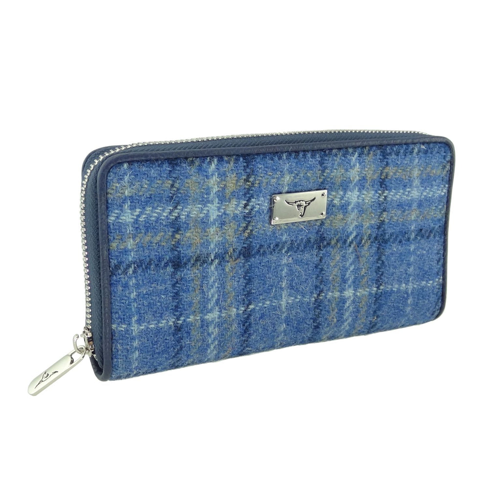 Harris Tweed 'Staffa' Long Zip Purse