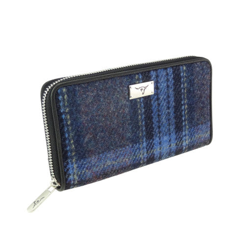 Harris Tweed 'Staffa' Long Zip Purse