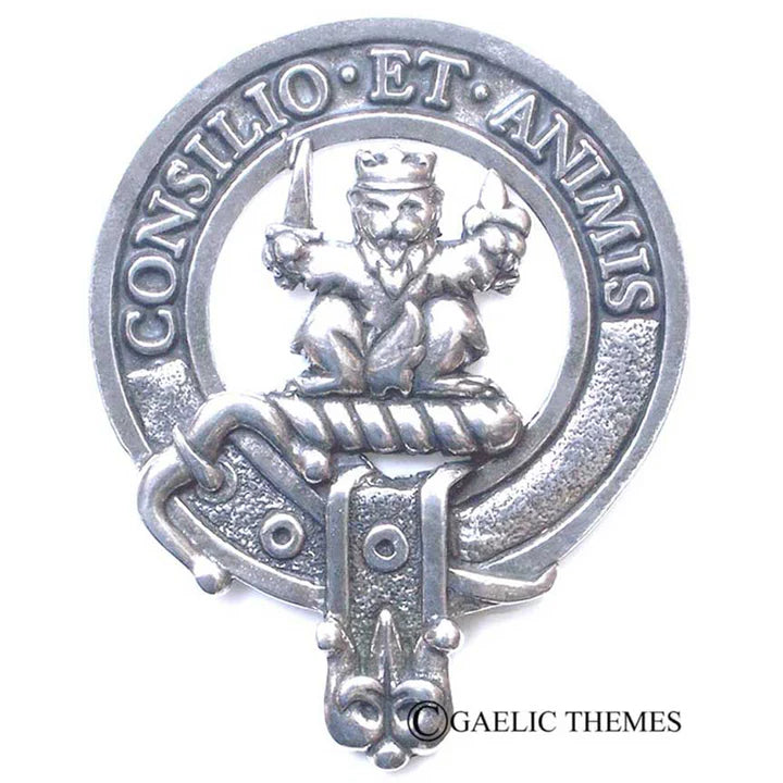 Scottish Clan Family Name Cap Badge   MacPherson - Young