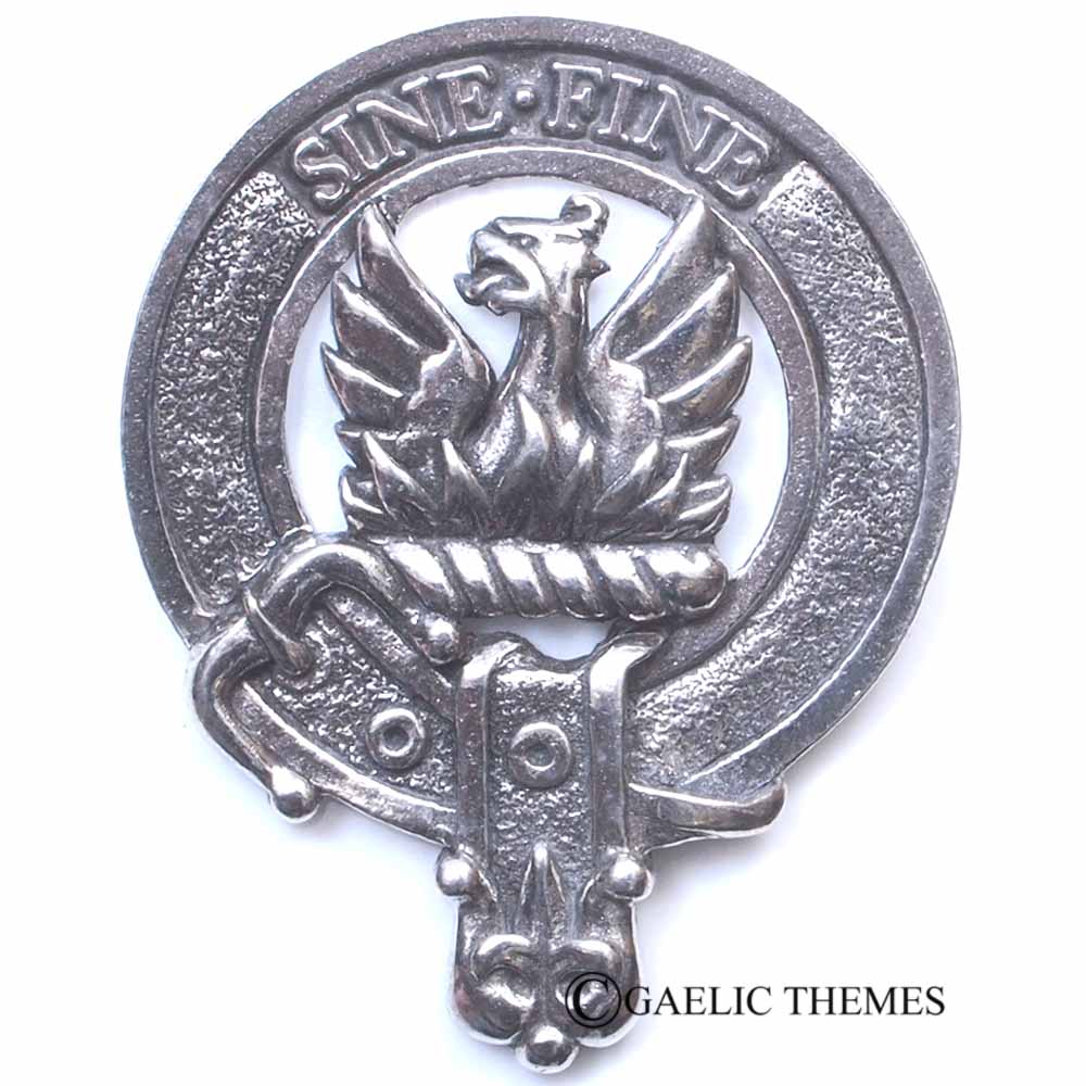 Scottish Clan Family Name Cap Badge   MacPherson - Young