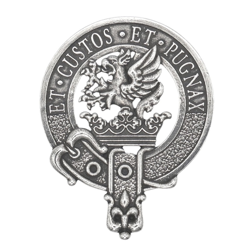 Scottish Clan Family Name Cap Badge   MacPherson - Young