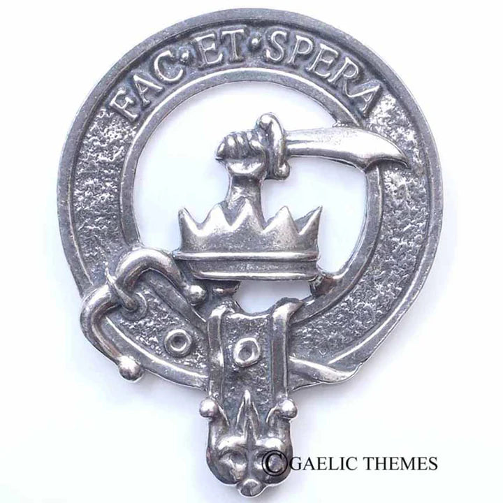 Scottish Clan Family Name Cap Badge   MacPherson - Young