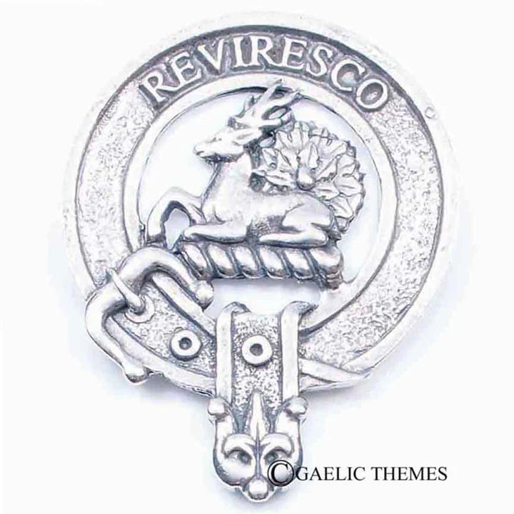 Scottish Clan Family Name Cap Badge   MacPherson - Young
