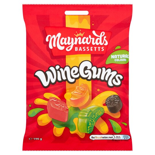 Maynard Ruit Gums Maynards Wine Gums 165g — The Scottish and Irish Store