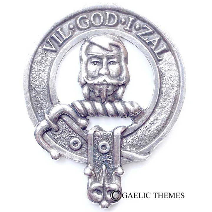 Scottish Clan Family Name Cap Badge   MacPherson - Young